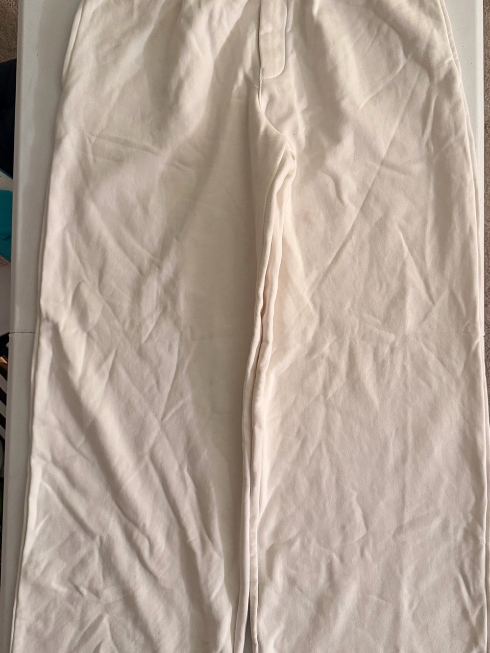 Parke x Target Cream Elastic-Waist Boxer Sweatpants